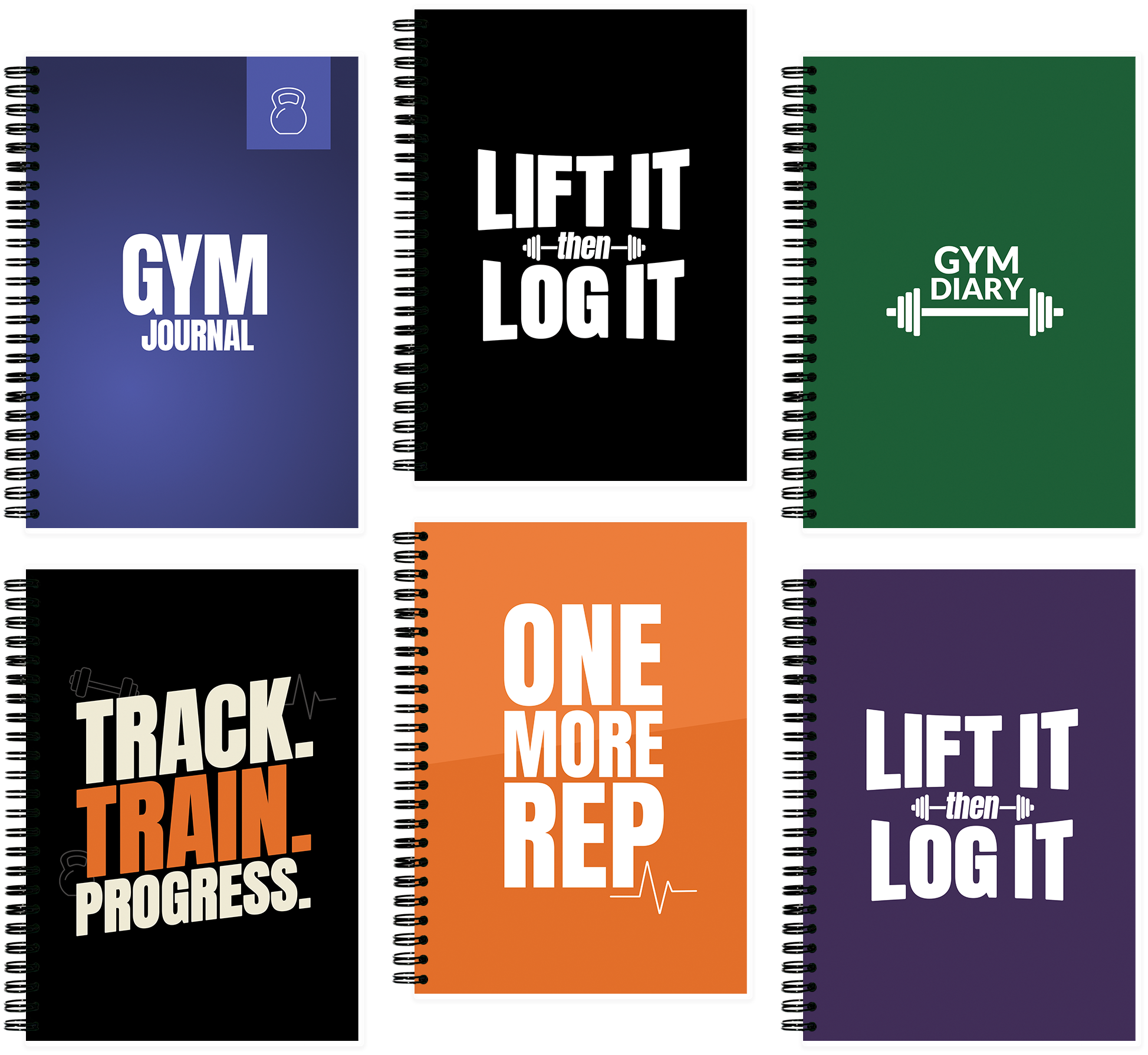Our range of inspirational and budget gym diaries